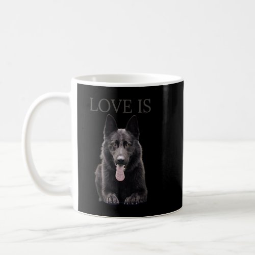 Black German Shepherd Shirt Shepard TShirt Dog Mom Coffee Mug