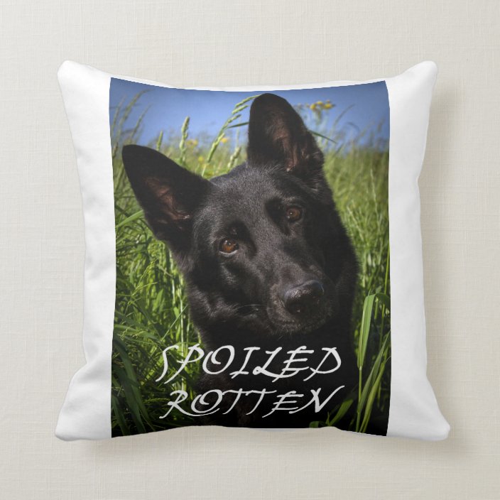 german shepherd throw pillow