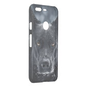 Black German Shepherd Uncommon Google Pixel Case (Back/Right)