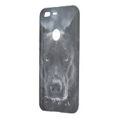 Black German Shepherd Uncommon Google Pixel Case (Back/Left)