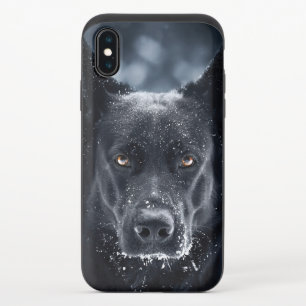 Black German Shepherd iPhone X Slider Case