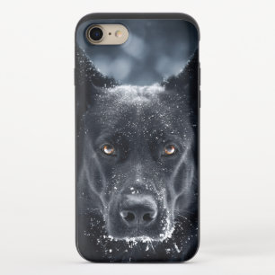 Black German Shepherd iPhone 8/7 Slider Case
