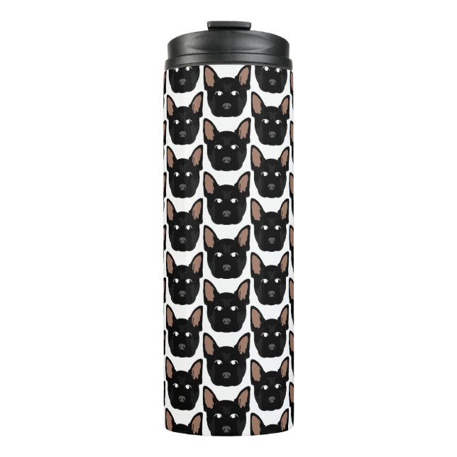 Black German Shepherds on Tumbler (Front)