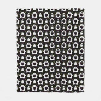 Black Ghost Fleece Blanket