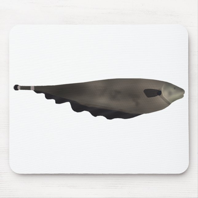 Black Ghost Mouse Pad (Front)