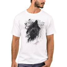 Black Ghost Spirit Dark Aesthetic Men’s T-Shirt