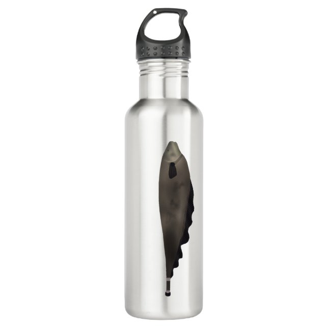 Black Ghost Stainless Steel Water Bottle (Front)