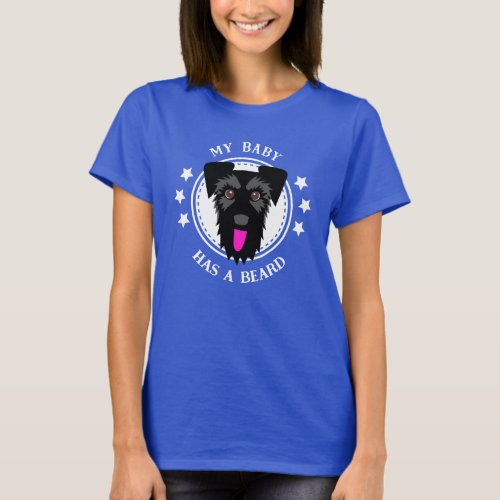 Black Giant Schnauzer Funny T_Shirt