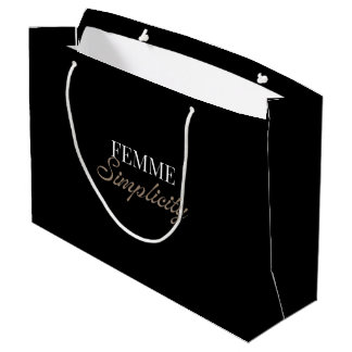 Black Gift bag