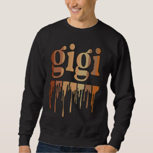 Black Gigi Grandmother African American Gigi Grand Sweatshirt