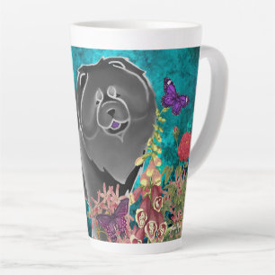 BLACK -GINKGO CHOW- Latte Mug