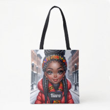 Black girl African American with Braids