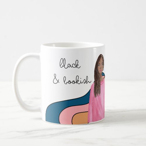 Black Girl Book Lover  Coffee Mug