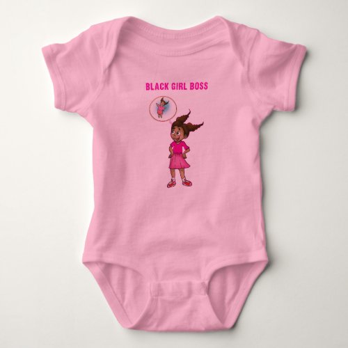 Black Girl Boss Baby Tutu BodySuit