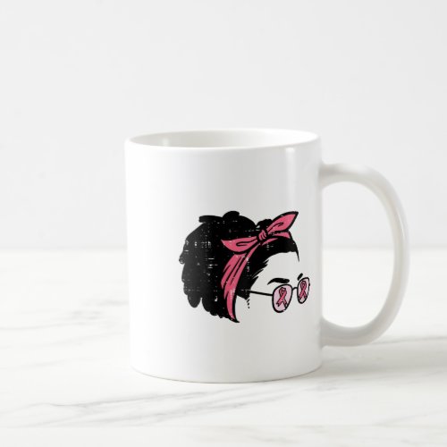 Black Girl Breast Cancer Awareness Survivor Africa Coffee Mug