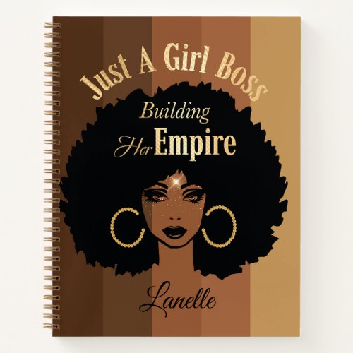 Black Girl Composition Notebook