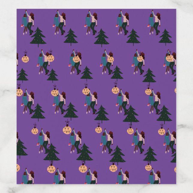 Black Girl Envelope Liner (Design)