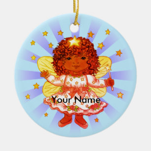 Black Girl Fairy ornament