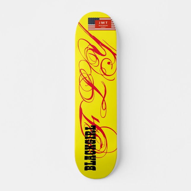 BLACK GIRL FLY Skateboard, 7¾" Deck (Front)