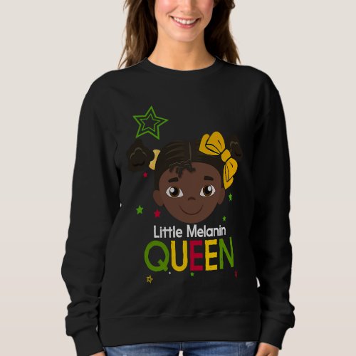 Black Girl for Birthday and School Queen Black His Sweatshirt