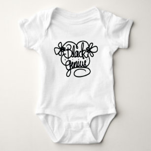 Black girl genius baby bodysuit