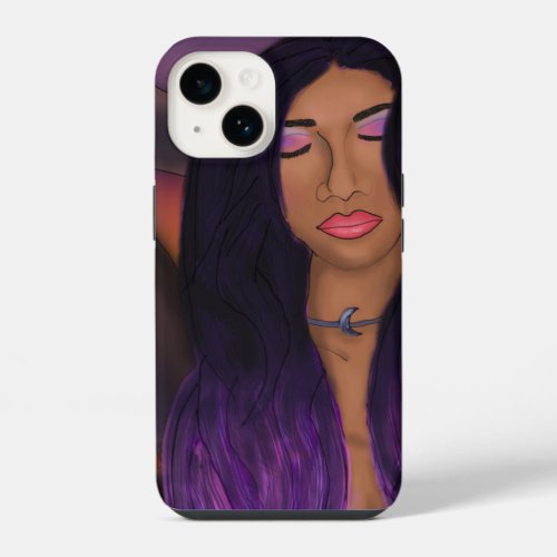 Black Girl Glow iPhone 14 Case