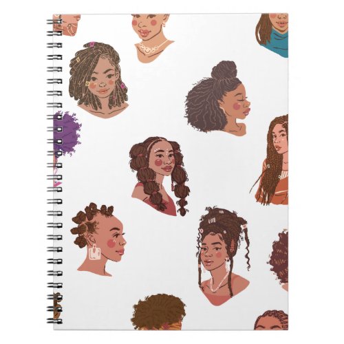 Black Girl Hairstyles Notebook