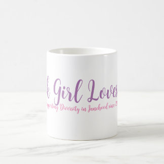 Black Girl Loves Jane Classic Mug in White