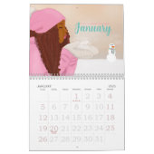 Black Girl Magic and Positive Affirmation Calendar (Jan 2025)