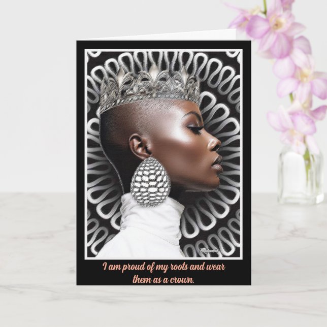 Black Girl Magic  Card (Orchid)