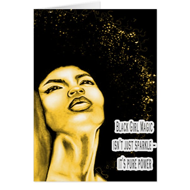Black Girl Magic  Cards (Front)