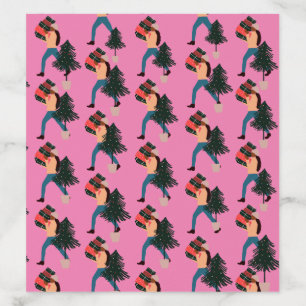 Black Girl Magic Holiday Wrapping Paper Envelope Liner