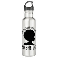 Black Girl Magic She Believed She Could So She Did Stainless Steel Water Bottle