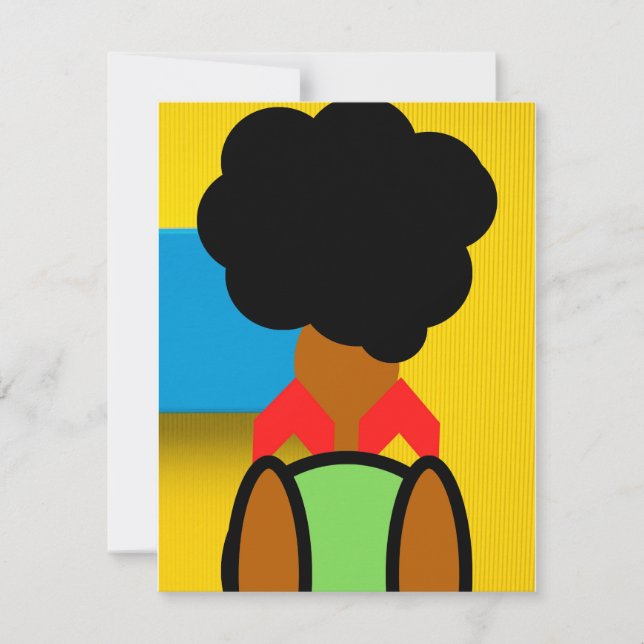 Black Girl Note Cards (Front)