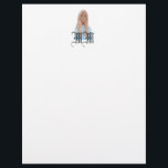 Black Girl Personalized Stationery<br><div class="desc">The latest addition to the collection.</div>