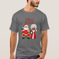 Black Girl Santa Claus Holiday African American Ch