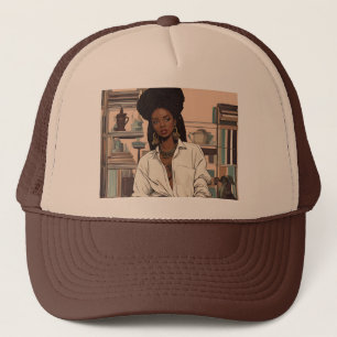 Black Girl Trucker Hat