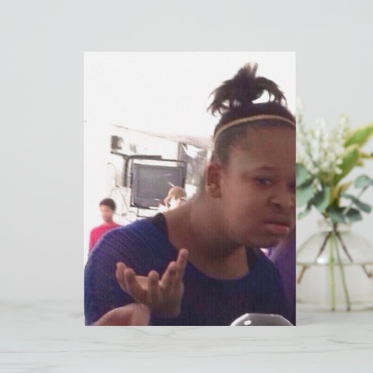 Black girl what meme (Standing Front)