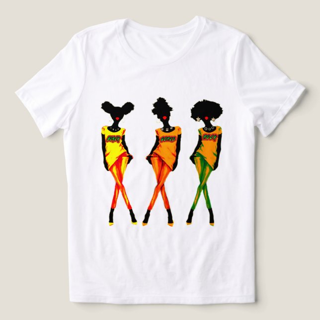 Black Girls Magic Tri-Blend Shirt (Design Front)