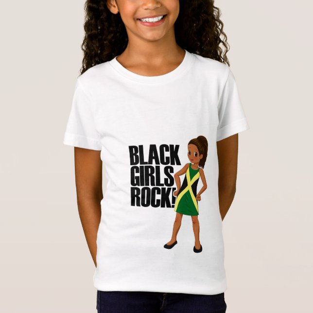 Black Girls Rock Jamaican Junior T-shirt (Front)