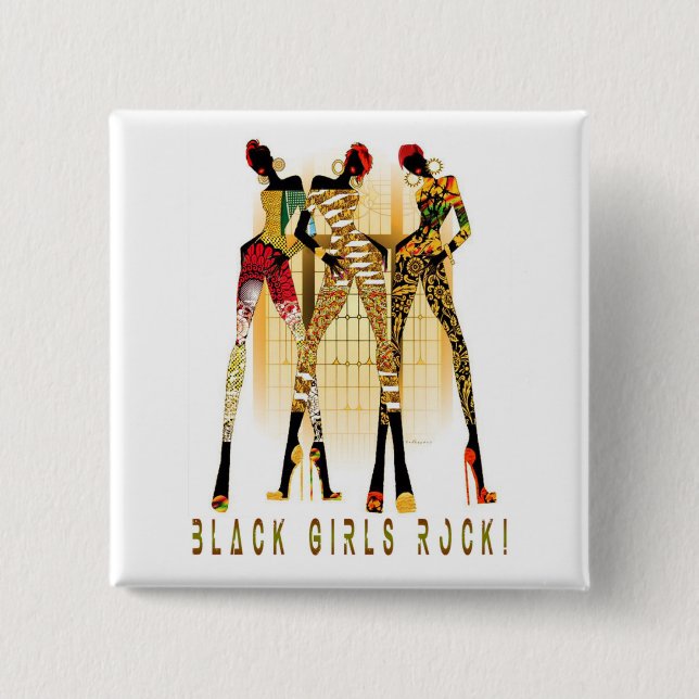 Black Girls Rock! Pinback Button (Front)