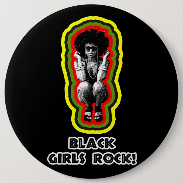 Black Girls Rock! Pinback Button (Front)