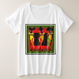 Black Girls Rock Silhouette Plus Size T-Shirt