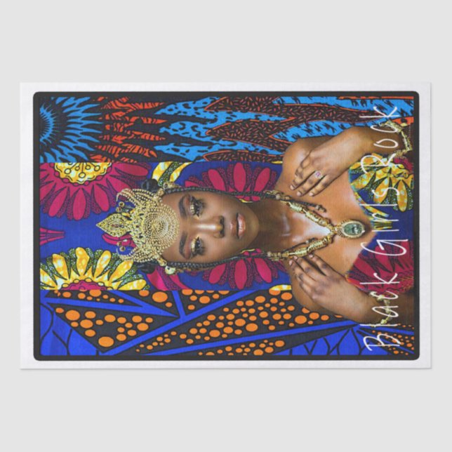 Black Girls Rock Tissue Paper (Front)