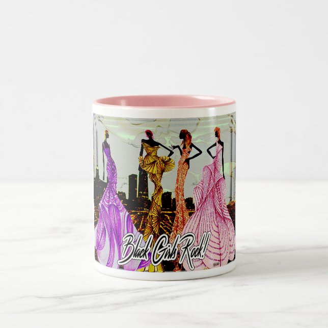 Black Girls Rock! Two-Tone Coffee Mug (Center)