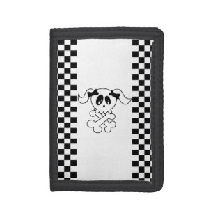 Black Girly Skull Wallet