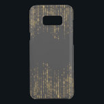 Black & Glam Gold Glitter Beads Uncommon Samsung Galaxy S8  Case<br><div class="desc">Elegant black and glam gold glitter beads design.</div>