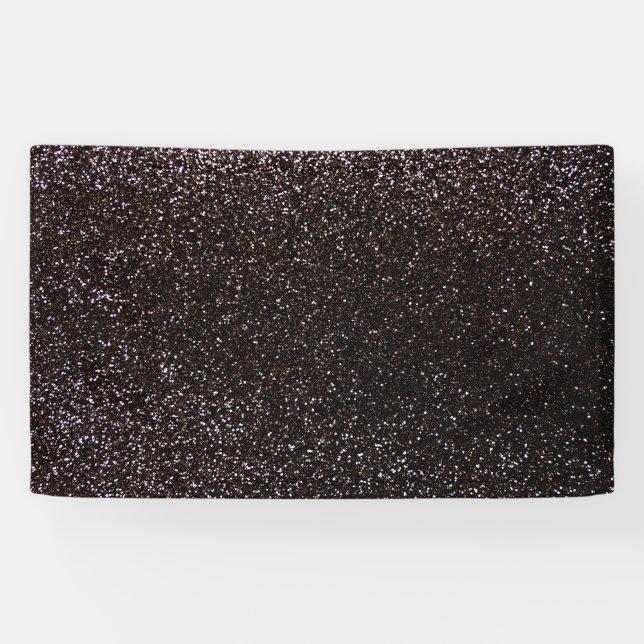 Black glitter banner (Horizontal)