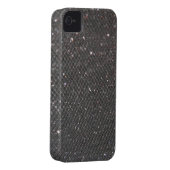 Black Glitter Case-Mate iPhone Case (Back/Right)