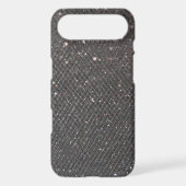 Black Glitter Case-Mate iPhone Case (Back)